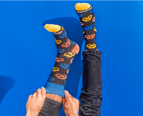 Degreed branded socks
