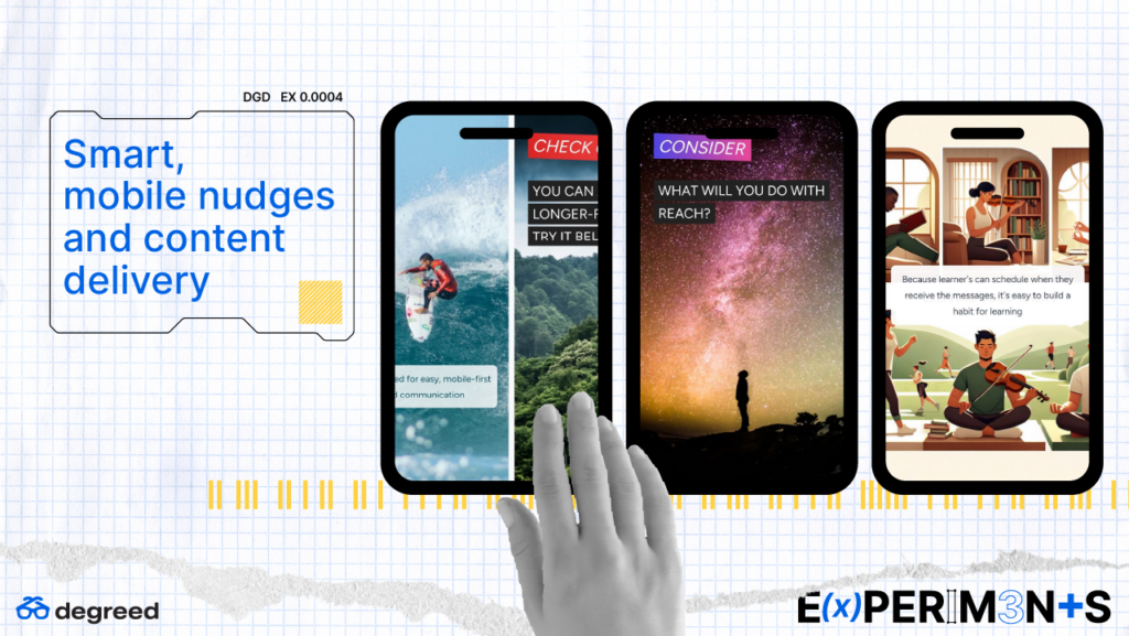 Smart, mobile nudges and content delivery prototypes